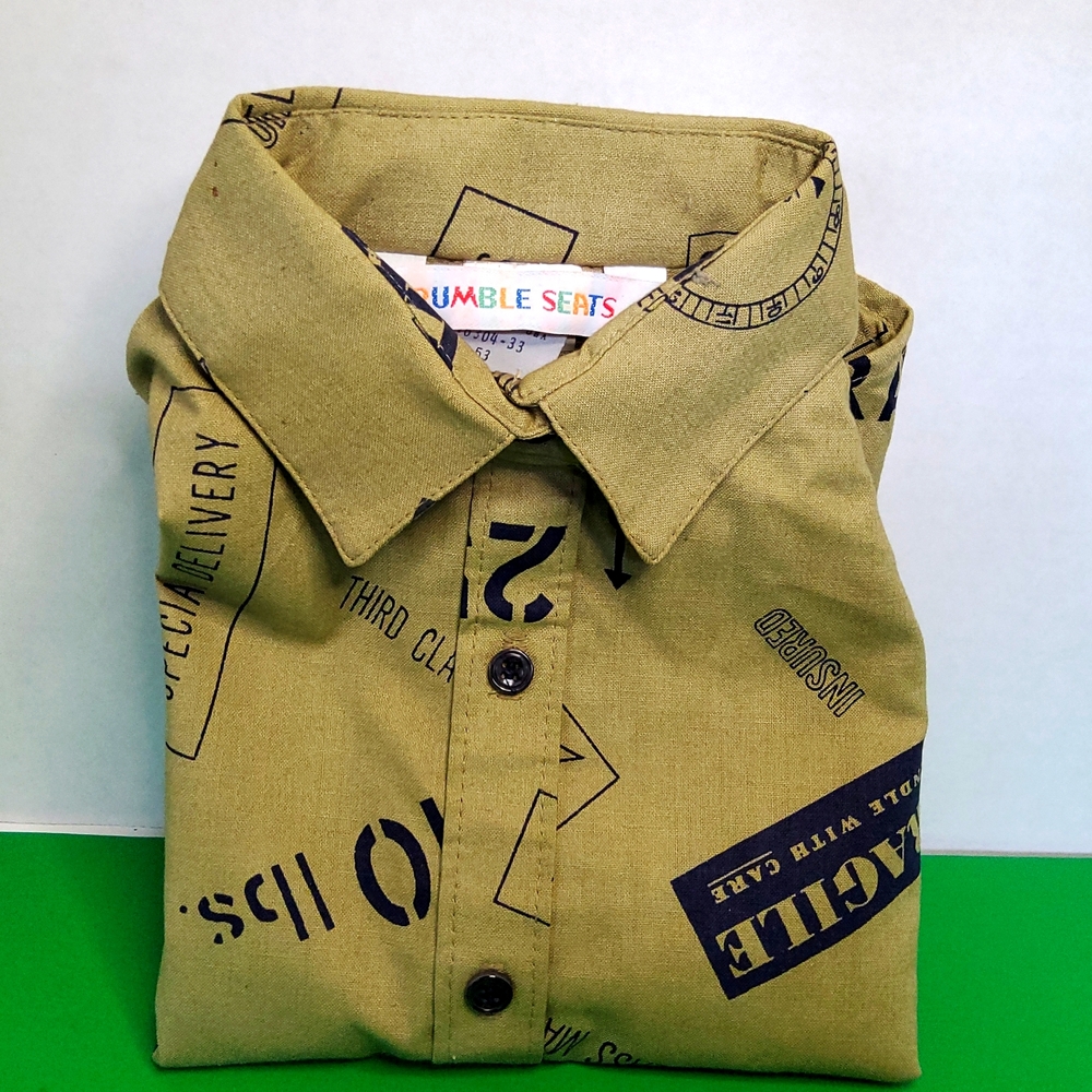 New old stock RUMBLE SEATS size 5 air mail button down